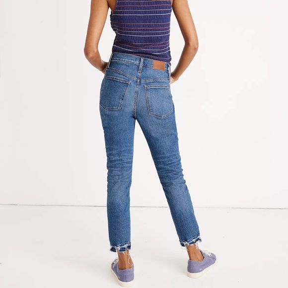 Madewell The High-Rise Slim Boyjean in Melbourne Wash - Picture 2 of 12